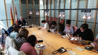 El presidente del TSJCyL durante la convocatoria para la presentación de la Memoria